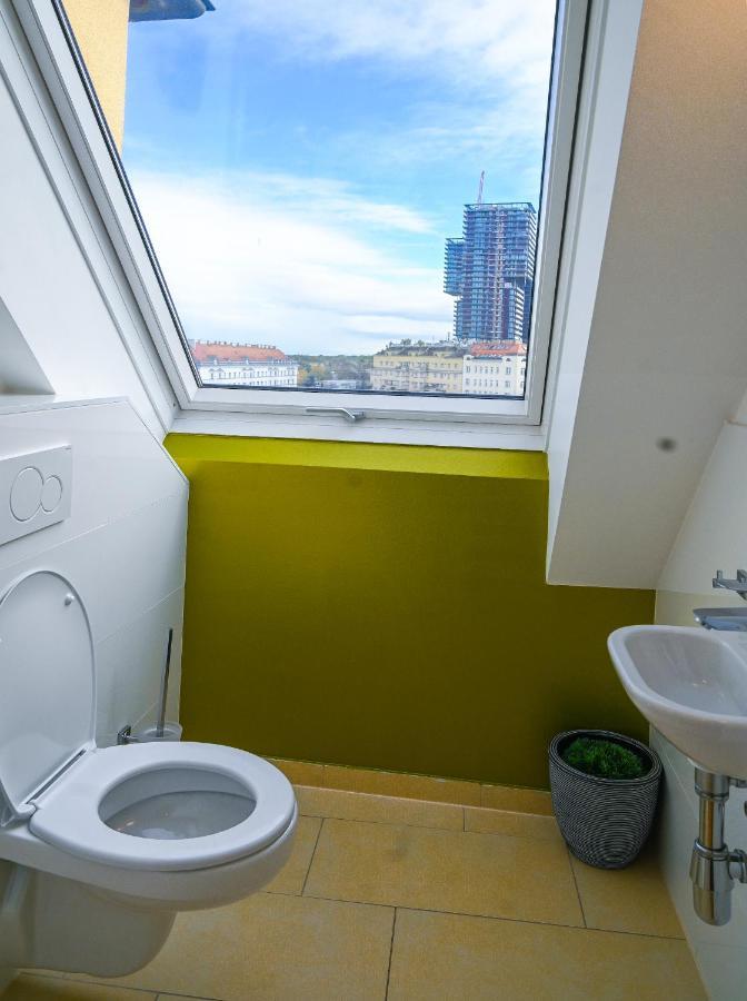 Bright Duplex Danube Canal Wien Exterior foto