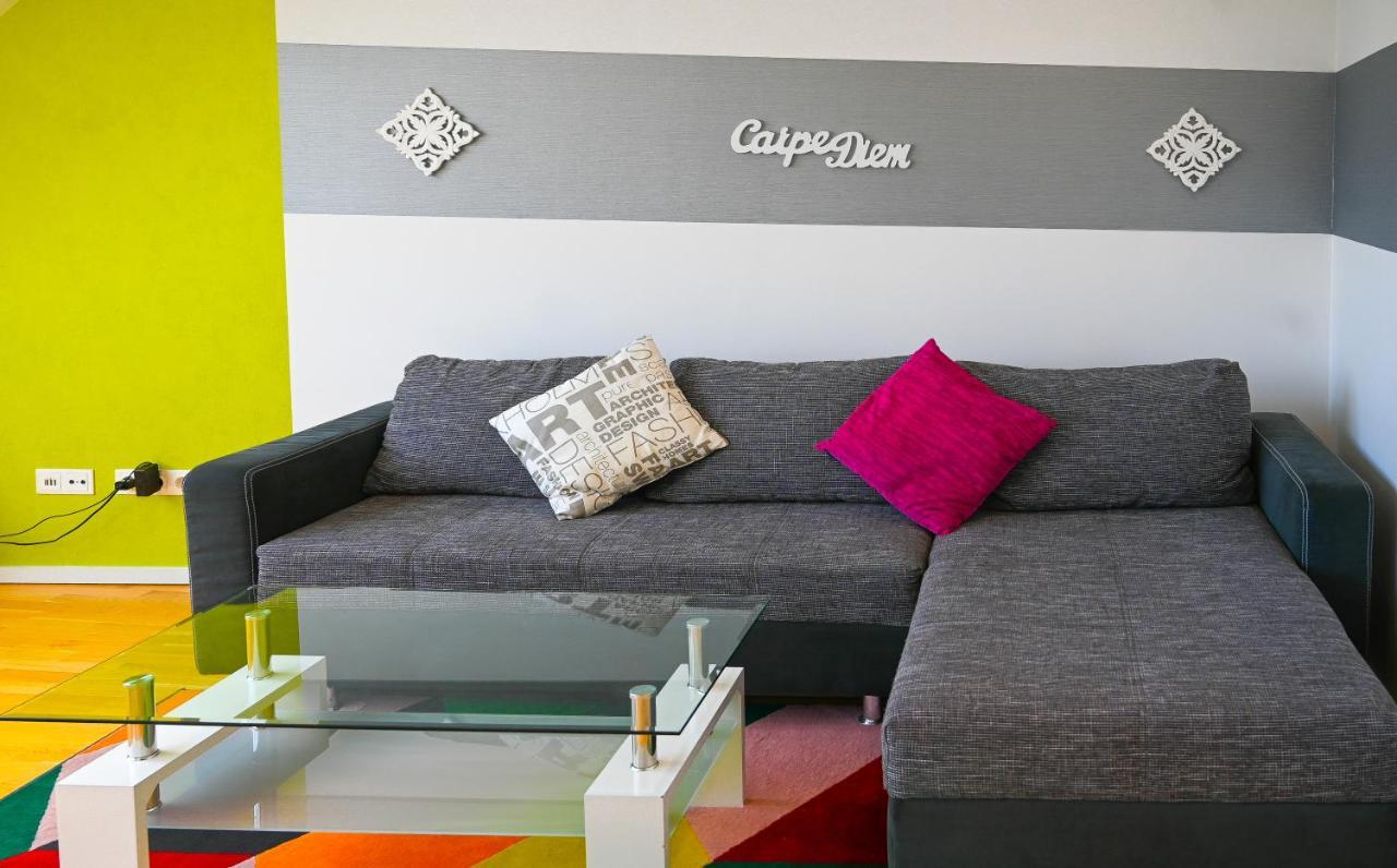 Bright Duplex Danube Canal Wien Exterior foto